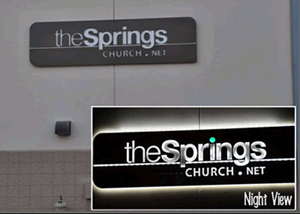 Exterior Sign Springs Church Chandler Arizona